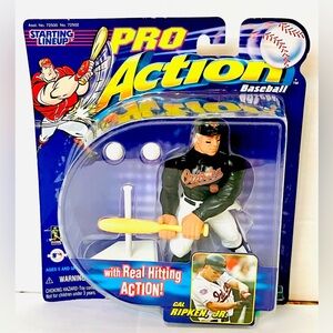 Starting LineUp 1998 Pro Action MLB Cal Ripken Jr Figure New Sealed Hasbro 5in